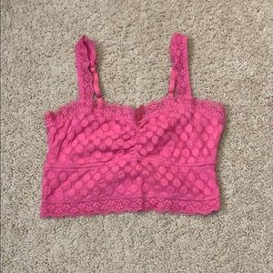 Abercrombie kids bralette pink